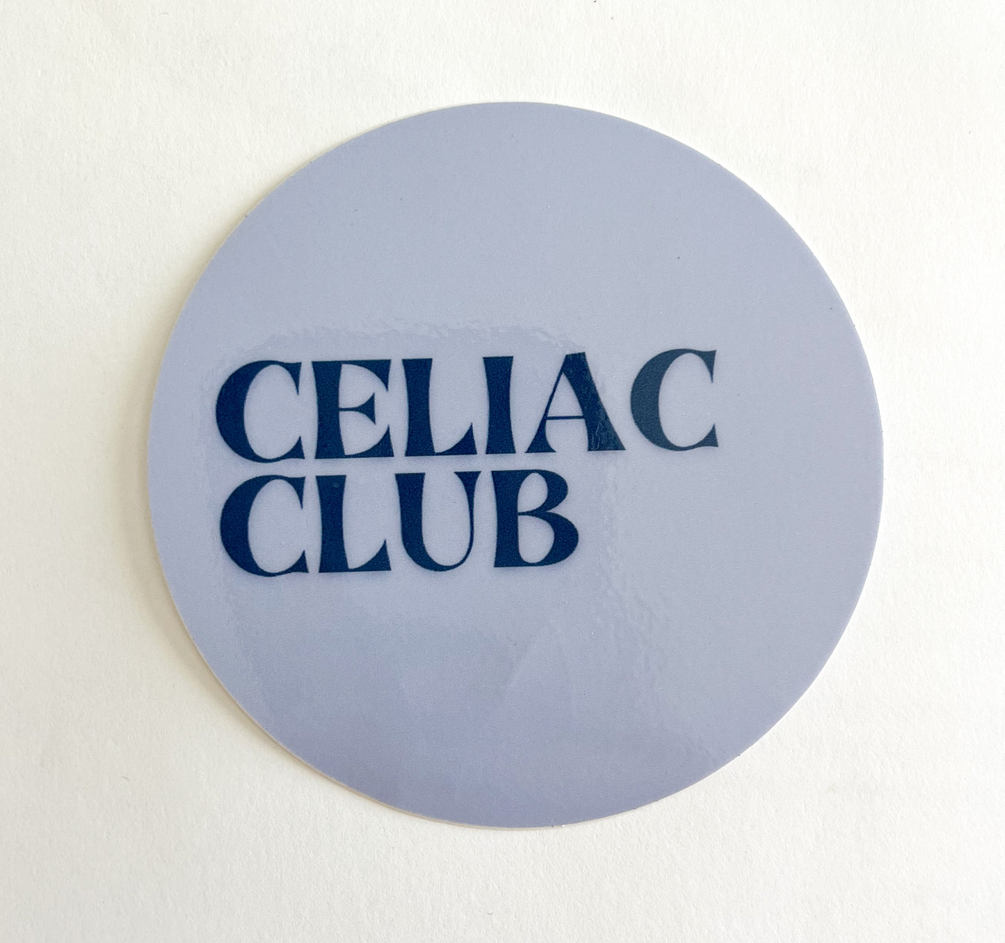 Celiac Club Sticker - Purple