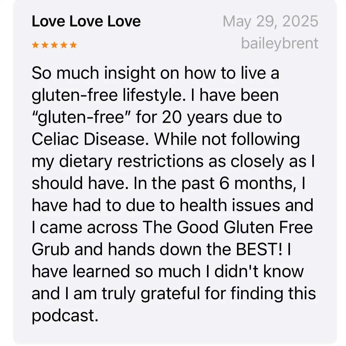 Review by bailybrent